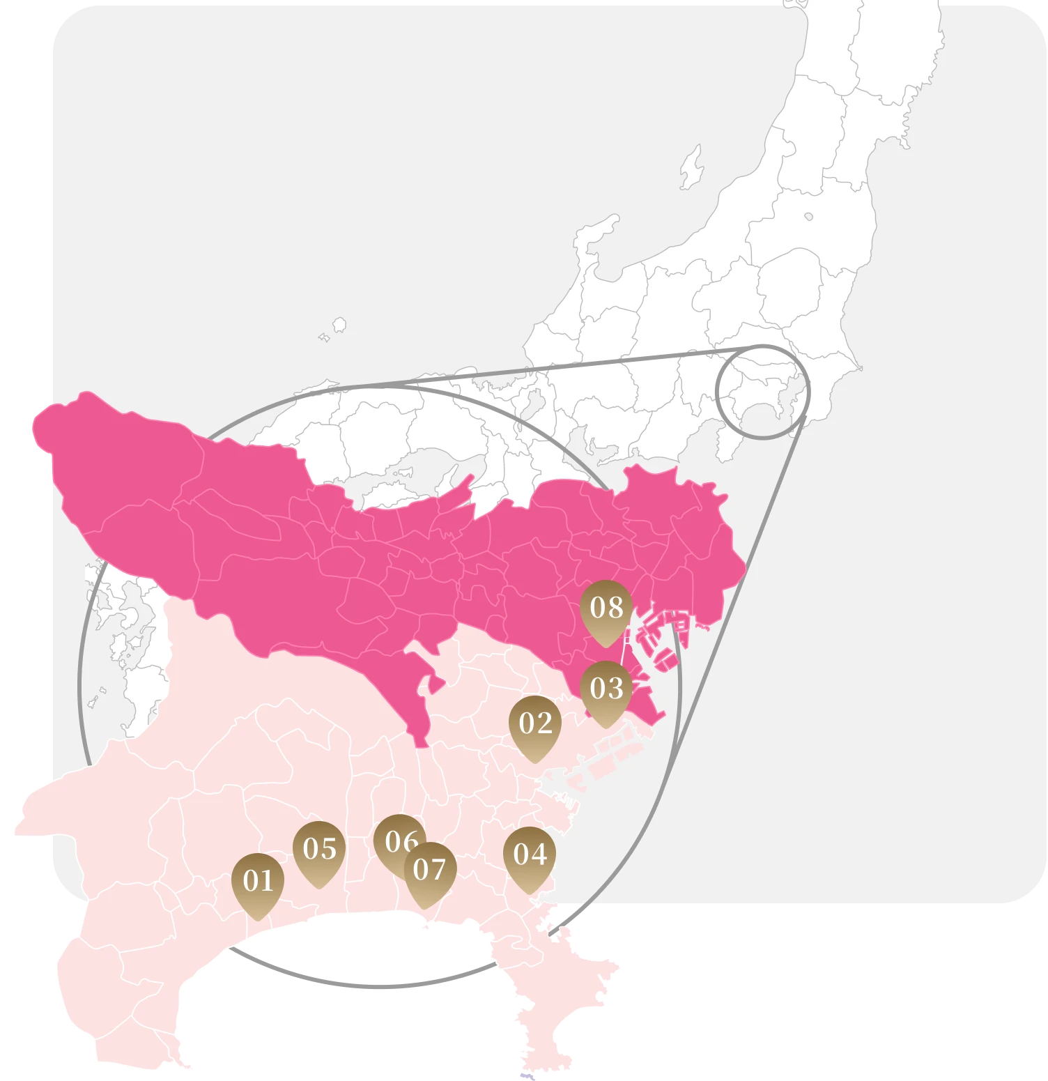 東京・神奈川にて８院展開しております